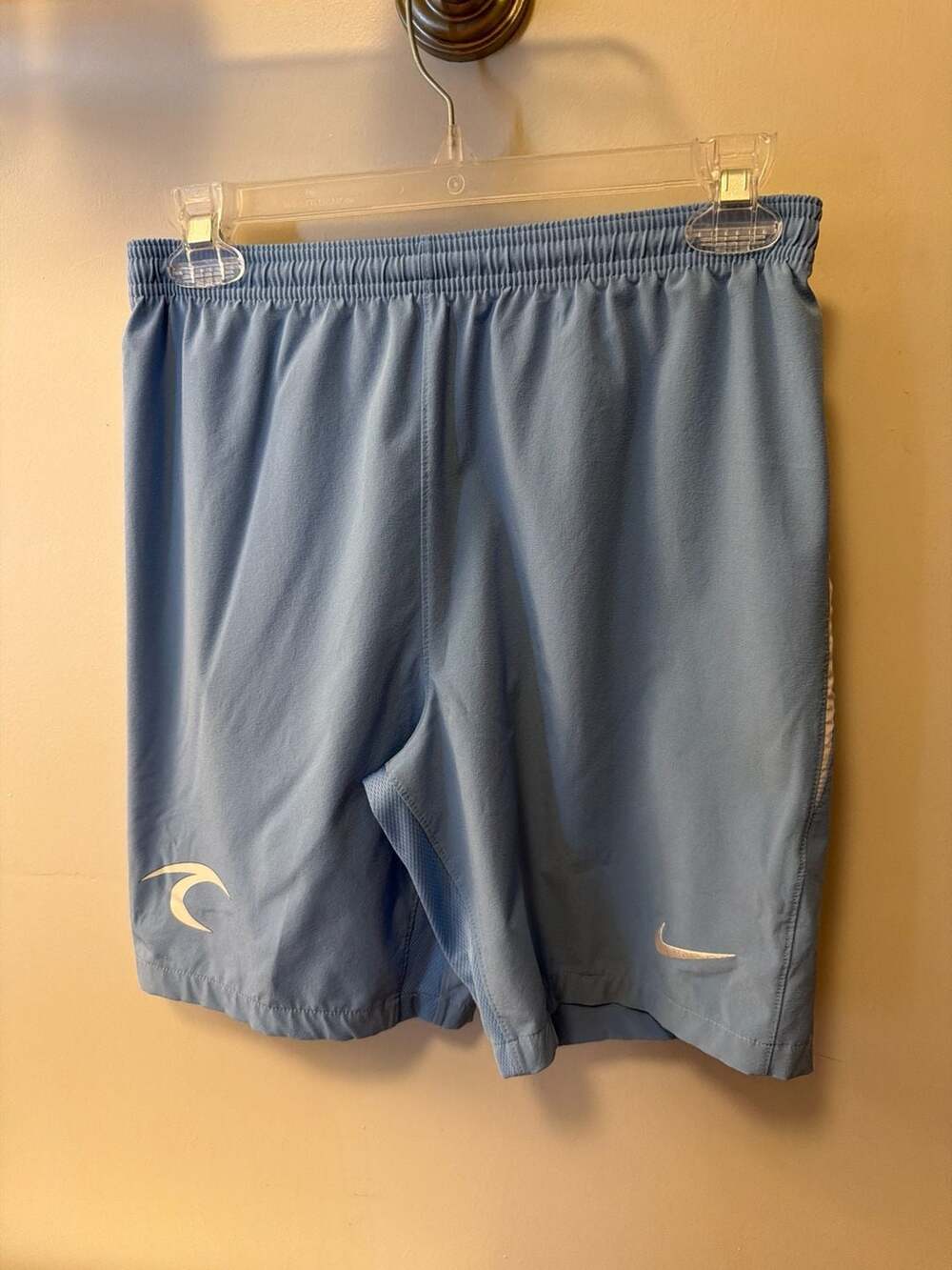 Nike Dri-FIT Boys ‎ Russell Wilson 3Brand Badge Soccer Shorts Blue